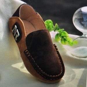 Beiran Boy Cowhide Nubuck Genuine Leather Shoes